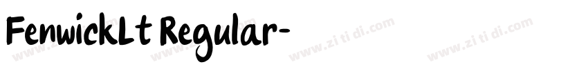 FenwickLt Regular字体转换